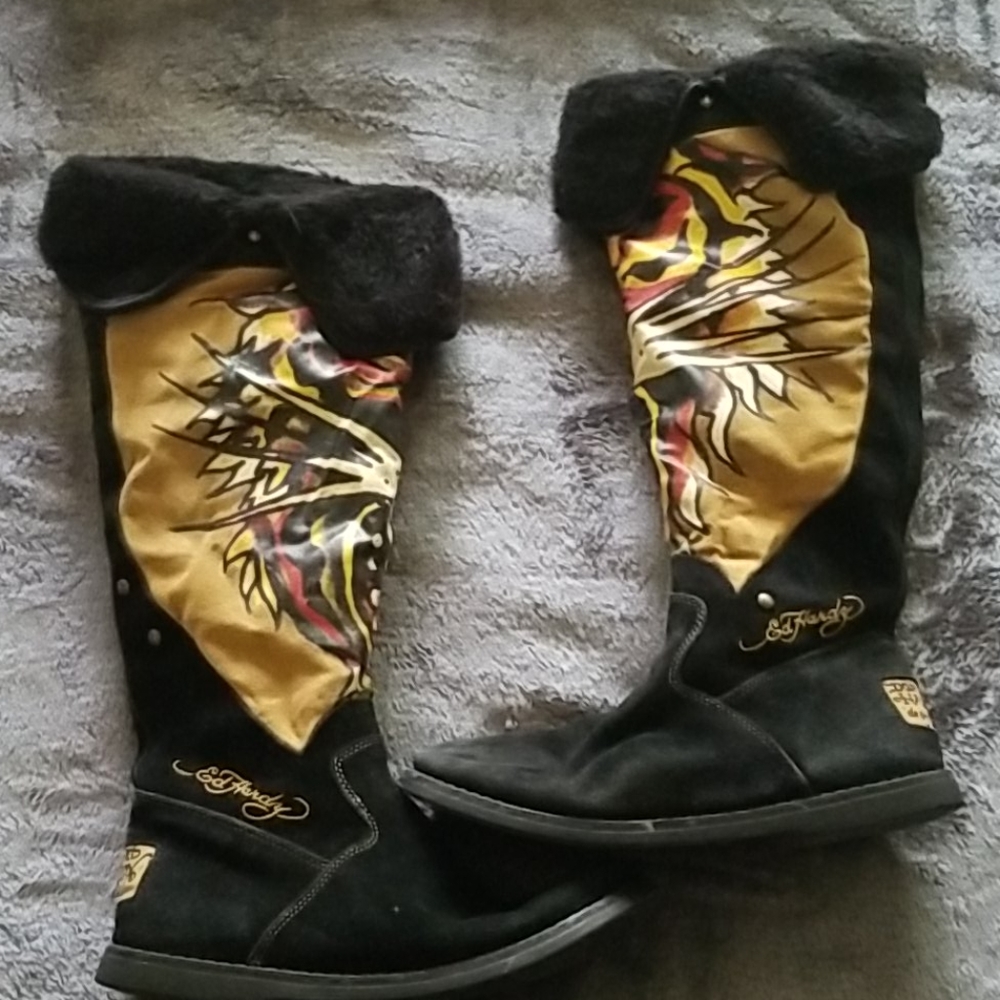 Ed Hardy winter boots